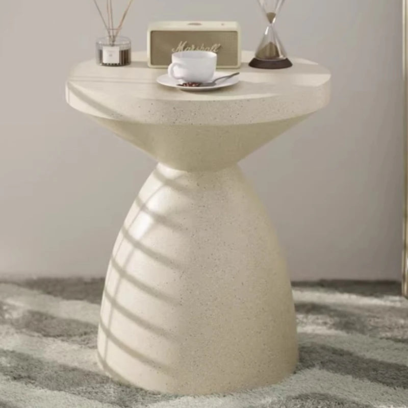 Modern Round Mini Coffee Table – Minimalist Luxury Side Table Round Coffee Table Babs