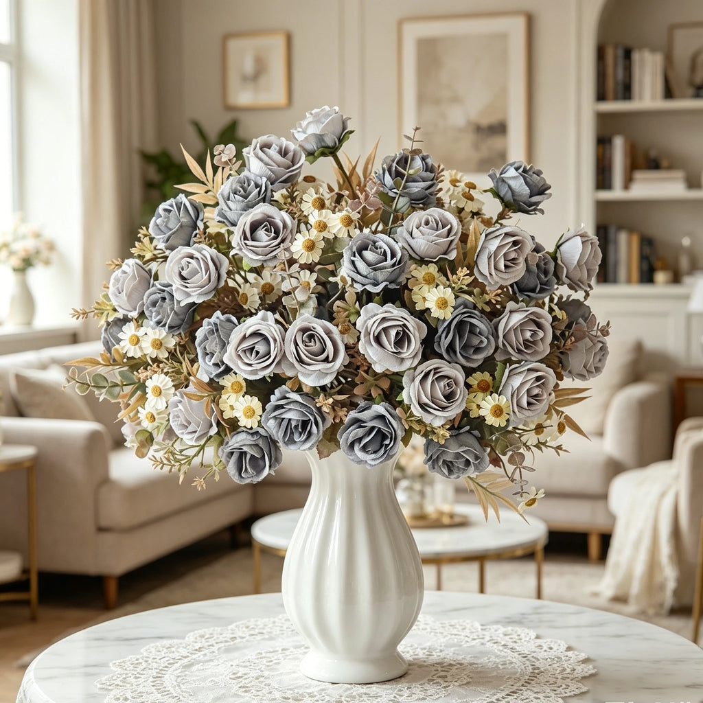 Silk Rose Artificial Flowers – Bridal Bouquet & Home Decor Artificial Silk Flowers Babs