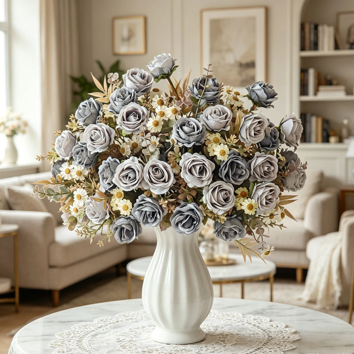 Silk Rose Artificial Flowers – Bridal Bouquet & Home Decor Artificial Silk Flowers Babs