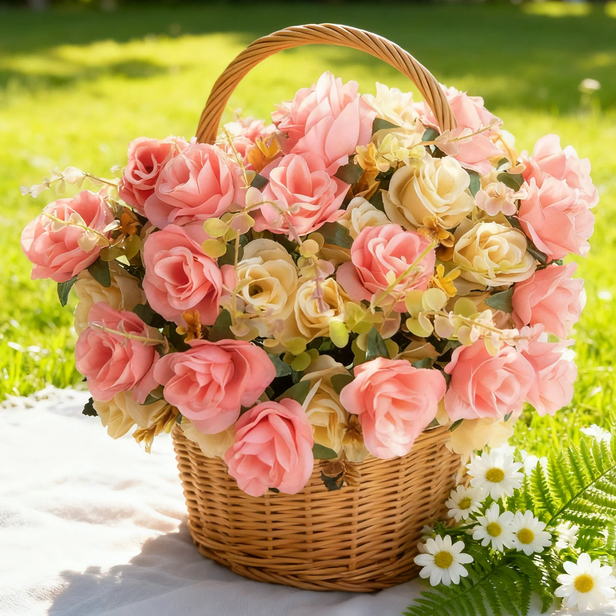 Silk Rose Artificial Flower for Wedding, Home & DIY Décor Artificial Silk Flower Babs