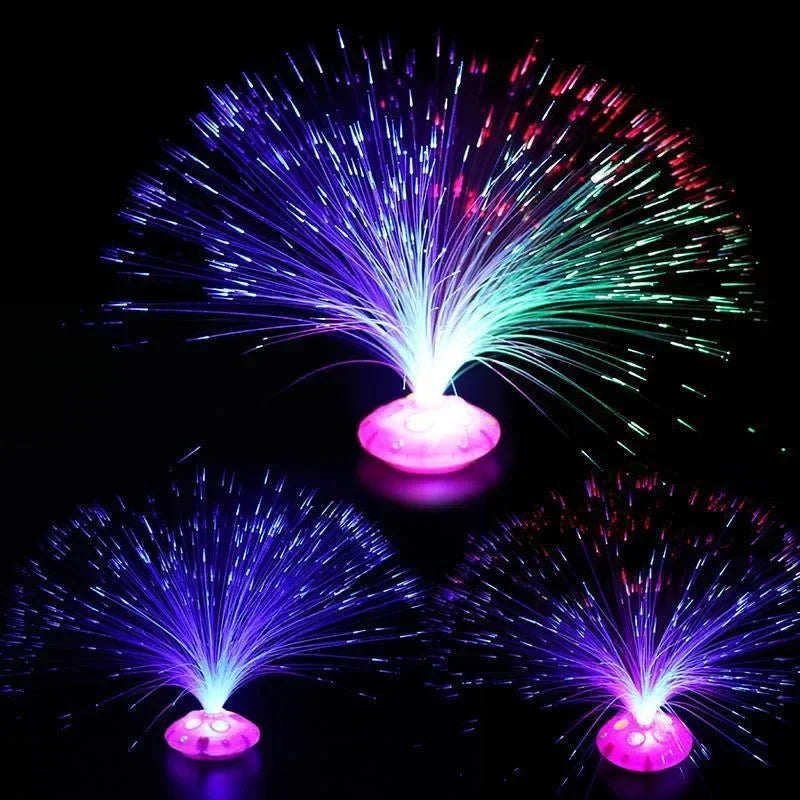 LED Fiber Optic Glow Lamp – Flashing Star Strings Party Decor Fiber Optic Glow Lamp Babs