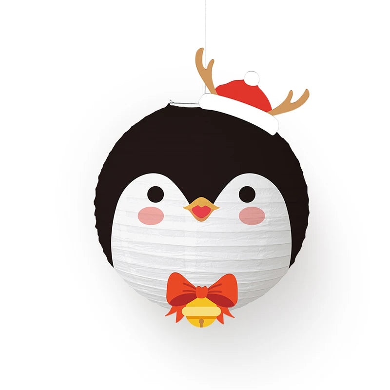 30cm Christmas Paper Lantern Ornament – Holiday Hanging Decor Christmas Lantern Ornament Babs C