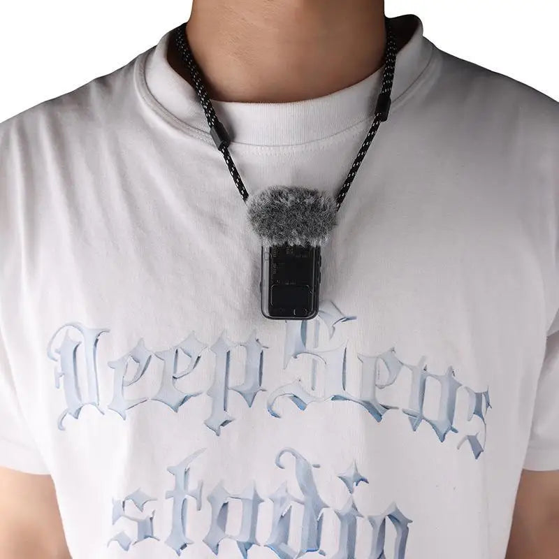 Magnetic Mic Necklace Holder for Vlog, Podcast & Live Stream Microphone Necklace Holder Babs