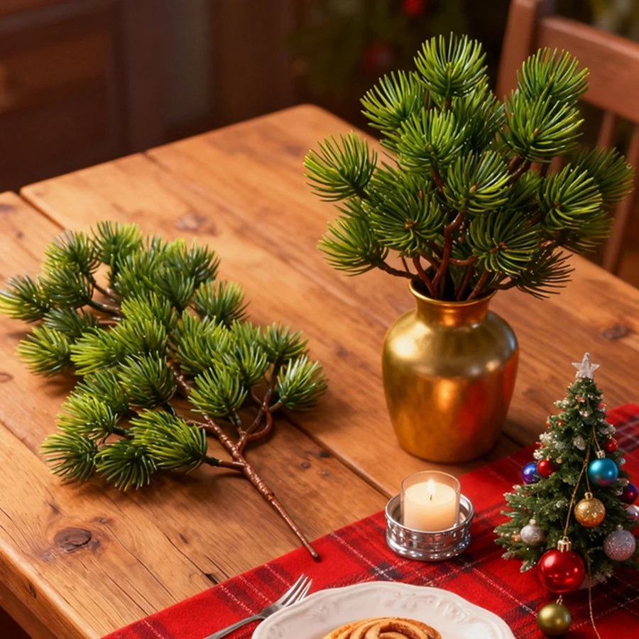 Artificial Pine Branches – Christmas, Wedding & DIY Décor Artificial Pine Branches Babs