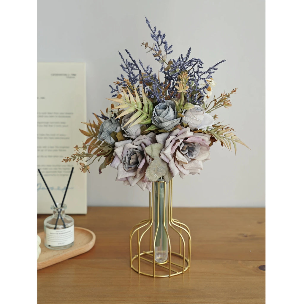 Artificial Silk Rose & Peony Bouquet for Wedding & Home Décor Artificial Flower Bouquet Babs