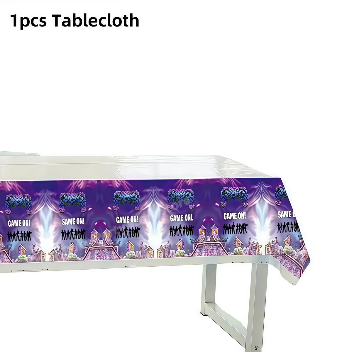 Video Game Birthday Party Supplies – Tableware, Balloons & Decor Party Tableware Set Babs 1pc tablecloth
