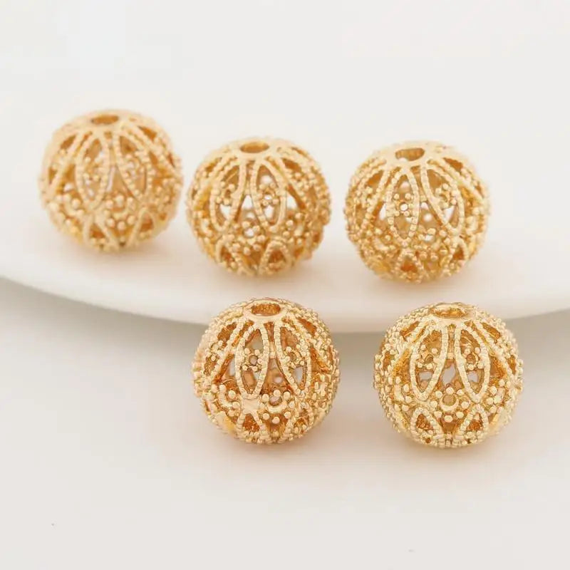 3 Pcs Zinc Alloy Hollow Spacer Beads – DIY Jewelry Components Jewelry Spacer Beads Babs