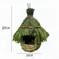 Hand Woven Grass Bird Nest Hanging Bird House | Garden Décor Hanging Bird House Babs 1Pc 27x20cm
