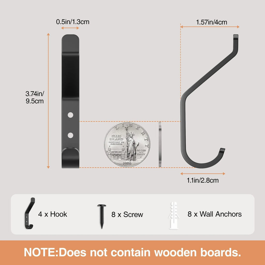 Stainless Steel Wall Hooks – Rust-Resistant Coat & Towel Hook Wall Hooks Babs