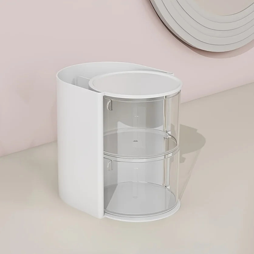 Rotatable Multi-Layer Hair Accessory Storage Box | Clear Accessory Storage Organizer Babs