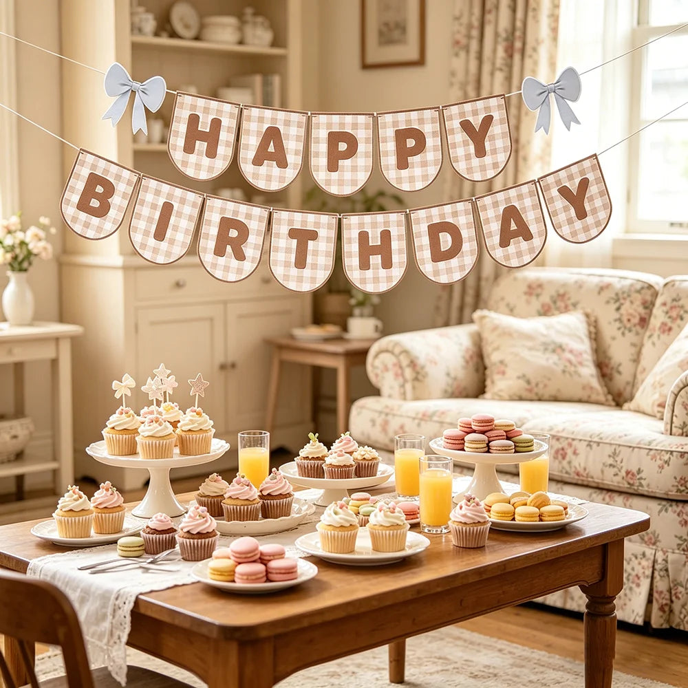 Boho Horse Birthday Party Banner & Foil Balloons Decor Set Party Decoration Set Babs