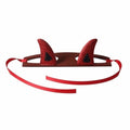 Devil Horns Pet Headband – Halloween Cosplay Costume Prop Pet Costume Headband Babs Red M