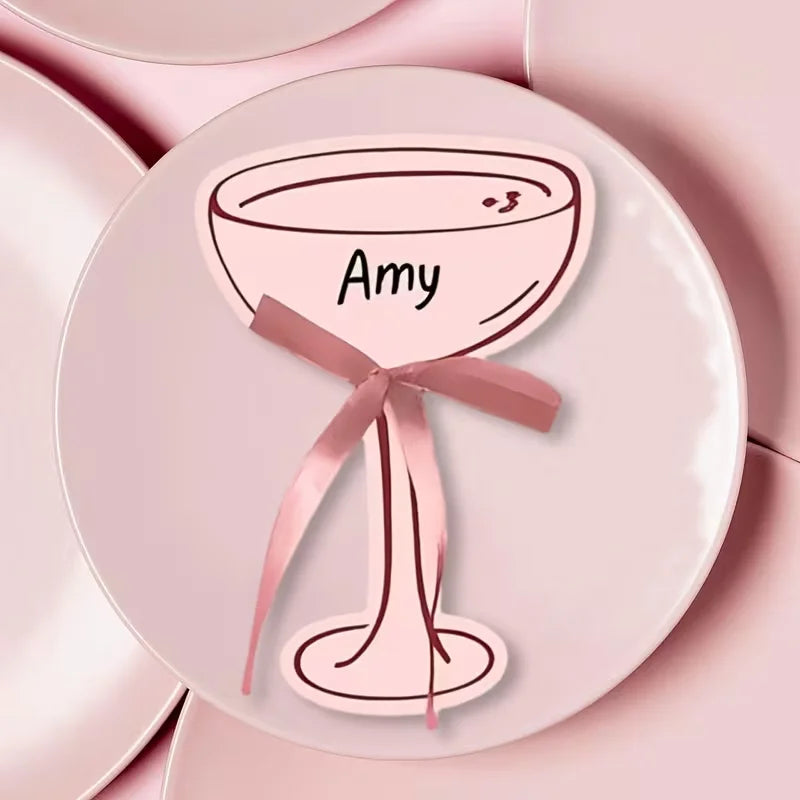 20pcs Martini Glass Place Cards for Wedding & Party Tables Party Place Cards Babs
