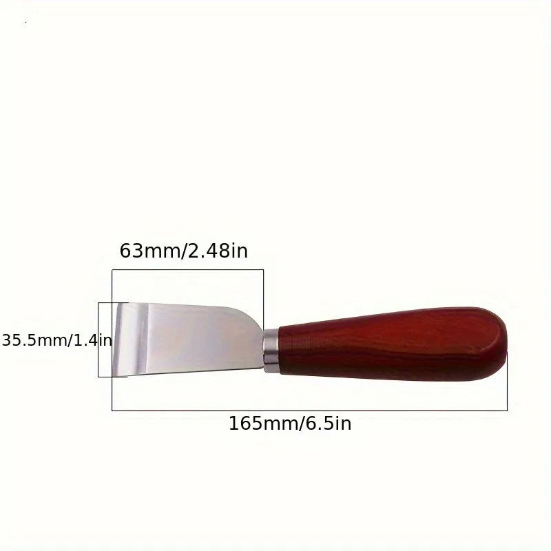 Professional Leather Skiving Knife – Ultra-Sharp Steel Blade Leather Skiving Knife Babs