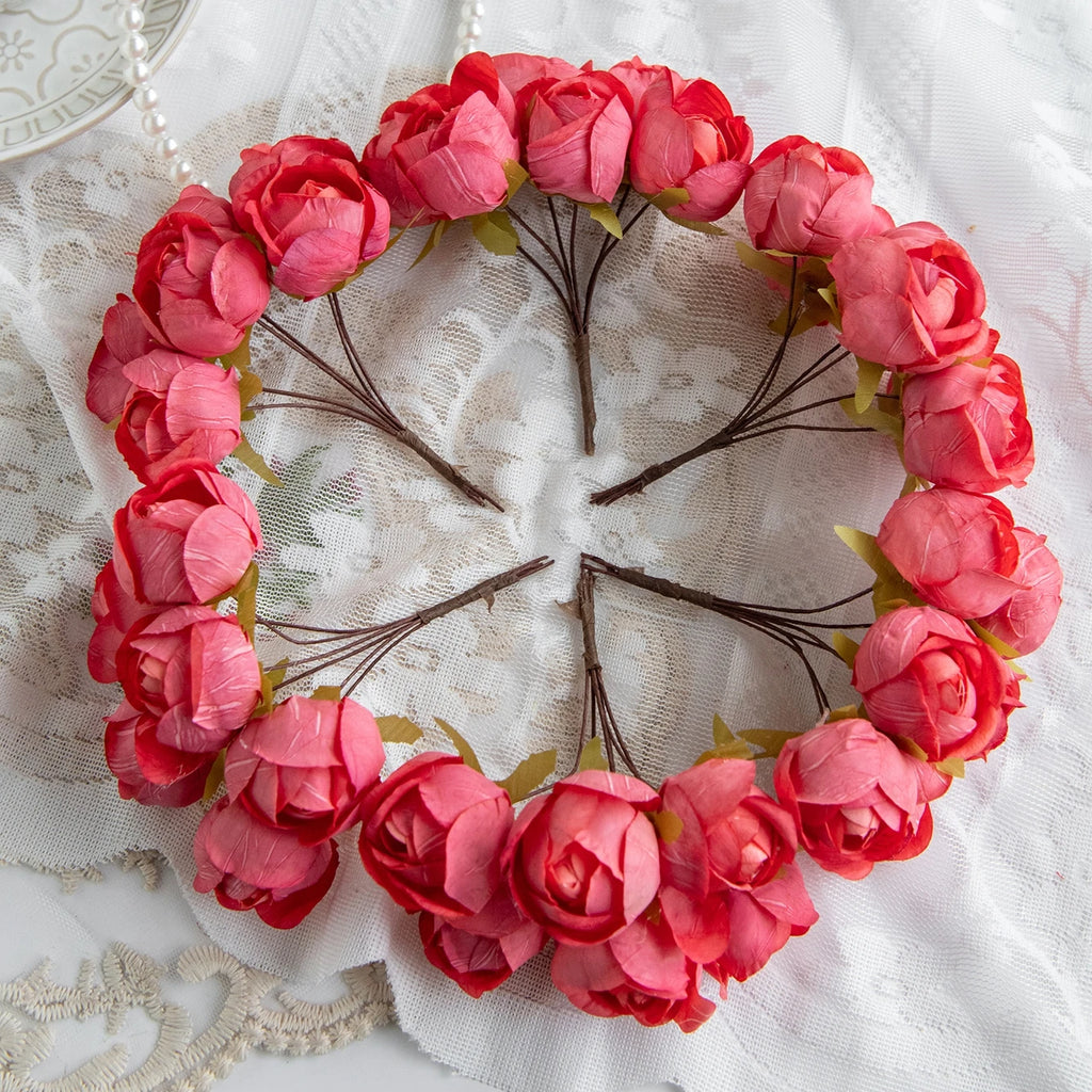 Silk Artificial Carnation Mini Bouquet – Wedding & Home Decor Artificial Silk Flowers Babs