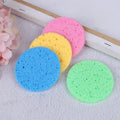 10pcs Natural Wood Fiber Facial Cleansing Sponge | Makeup Remover Facial Cleansing Sponge Babs 10pcs