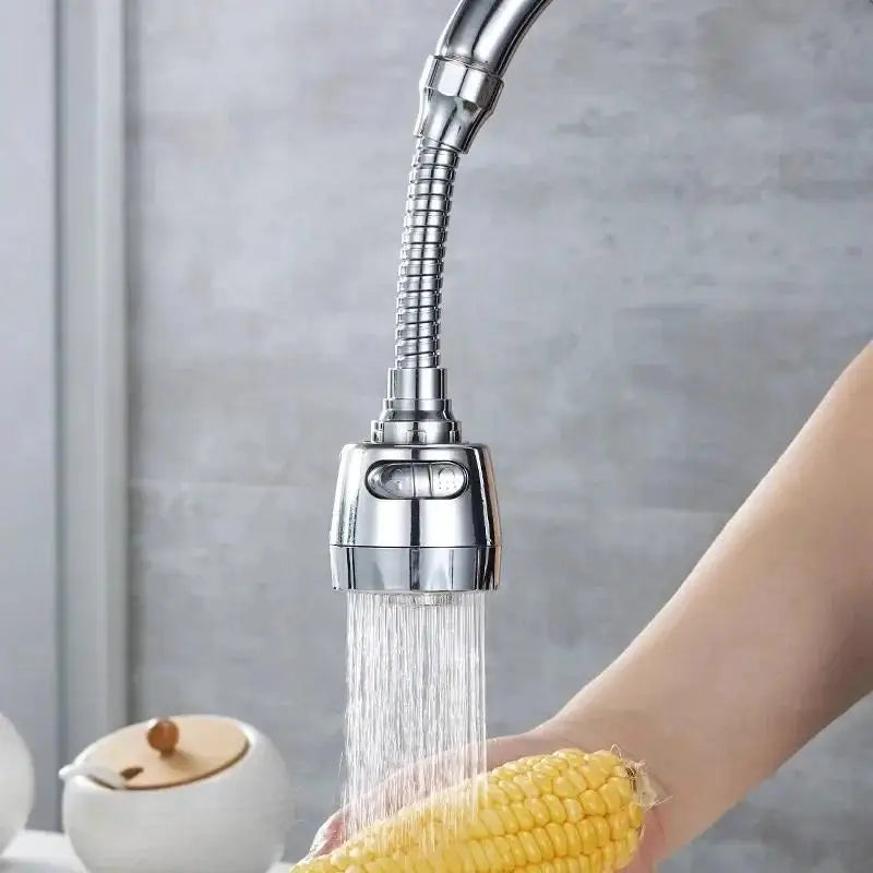360° Rotating Kitchen Faucet Aerator – 2/3 Mode Water Saver Faucet Aerator Adapter Babs