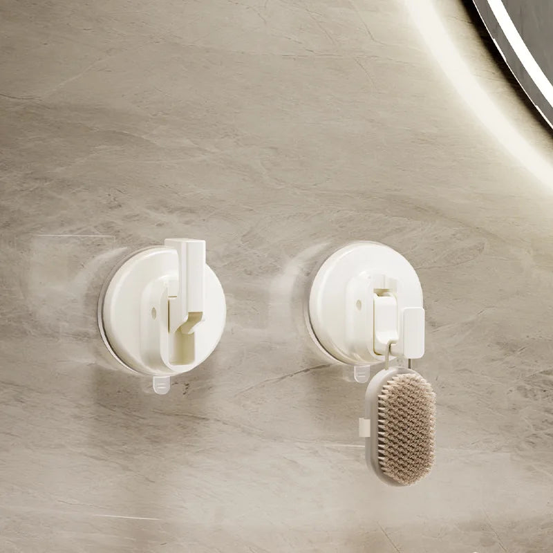 Reusable Suction Cup Hooks – Waterproof, Punch-Free Wall Hooks Suction Cup Hook Babs White-1pcs