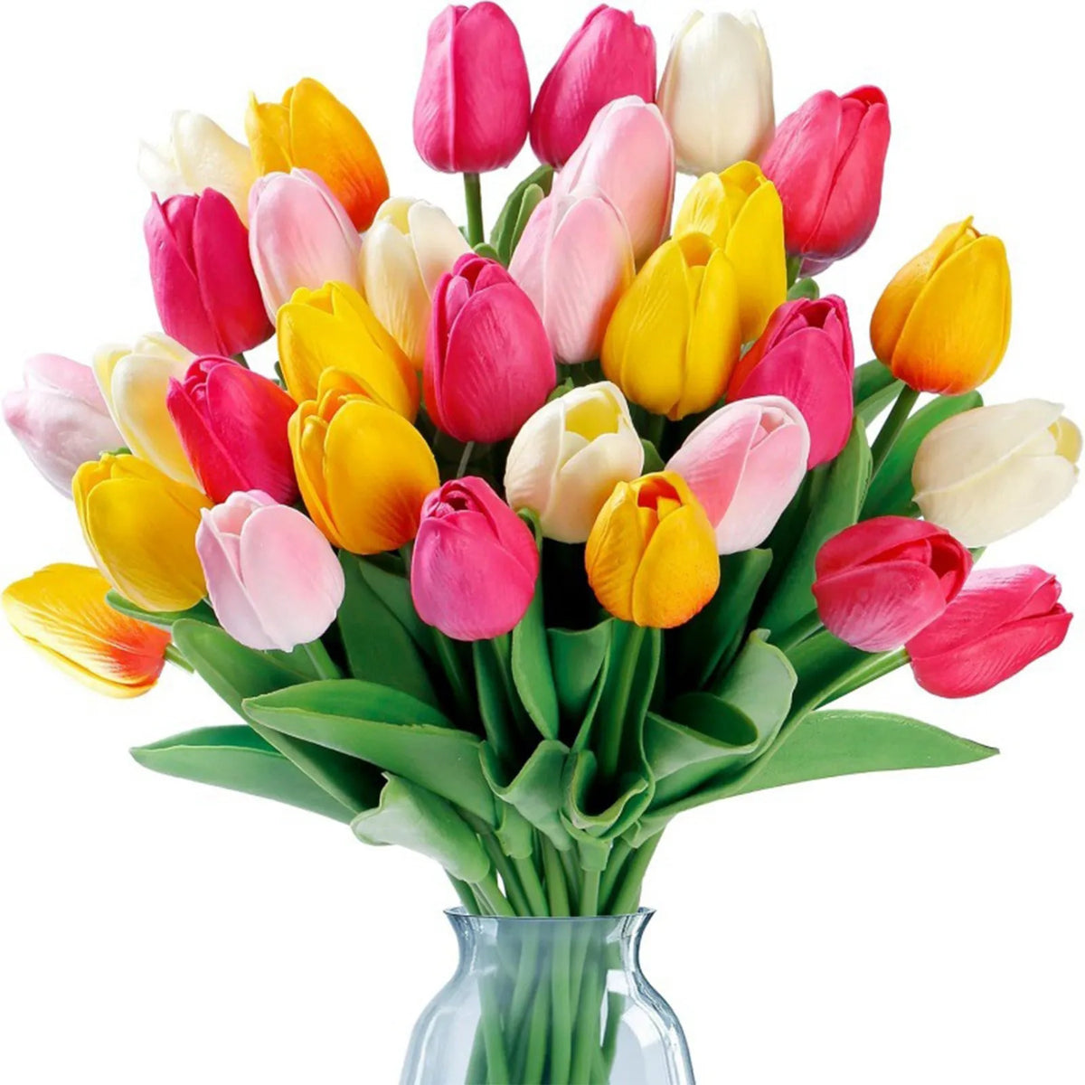 10-Piece Realistic Artificial Tulips – Wedding & Home Decor Artificial Flowers Babs