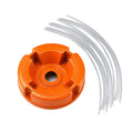 Universal Aluminum Alloy Lawn Mower Cutting Head | Nylon Line Trimmer Cutting Head Babs Orange