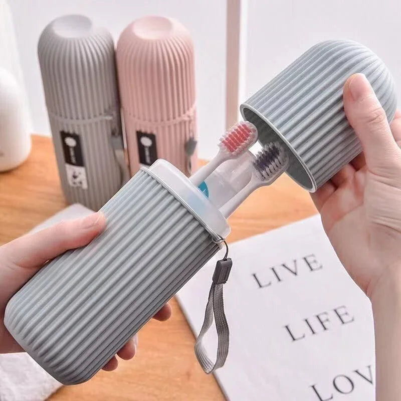 Travel Toothbrush & Toothpaste Holder Case – Portable Storage Box Toothbrush Travel Case Babs