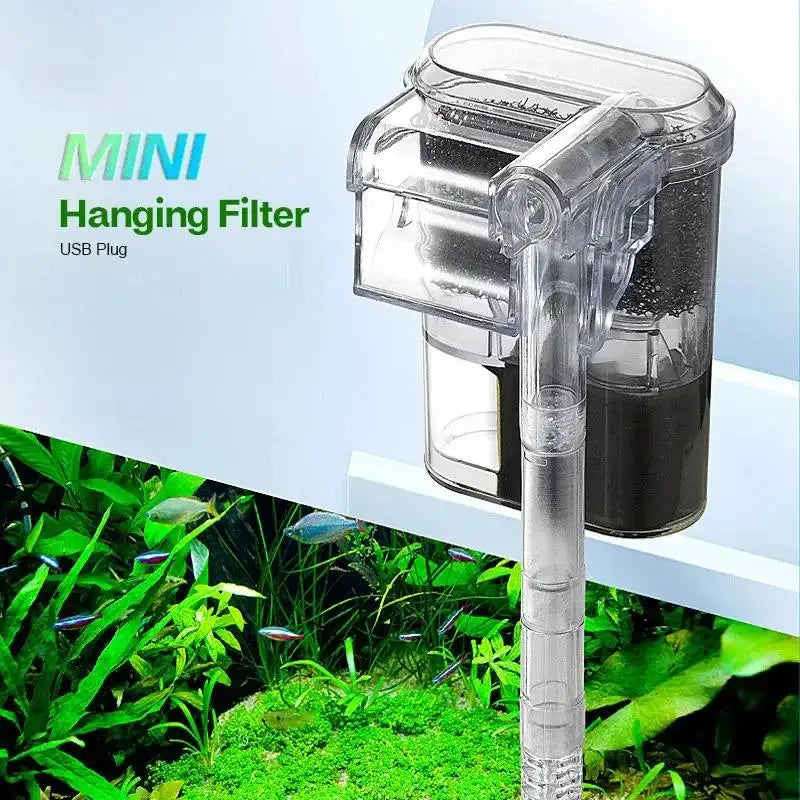 HOMEFISH Mini USB Aquarium Filter 2.5W – Nano Fish Tank Aquarium Filter Babs