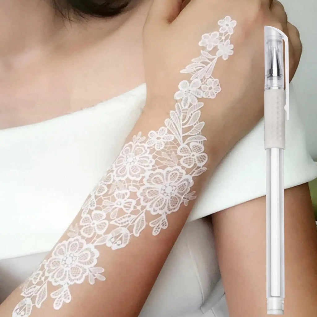 White Skin Tattoo Marker Pencil | Microblading & Lip PMU Tool Skin Marker Pen Babs
