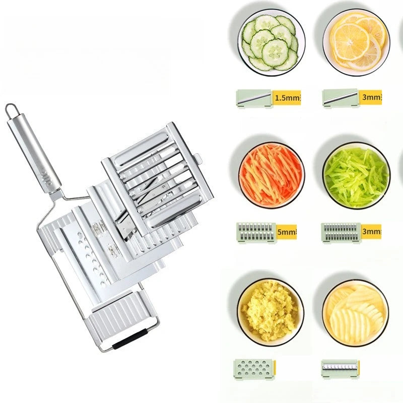 Manual Multifunctional Vegetable Cutter & Stainless Steel Slicer Vegetable Slicer Babs
