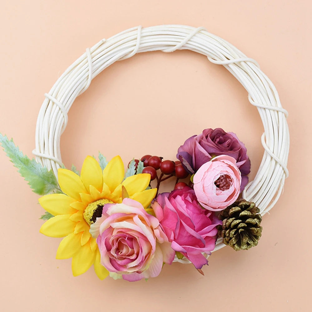 Rattan Wreath for Wedding, Halloween & Fall Wall Decor Decorative Wreath Babs