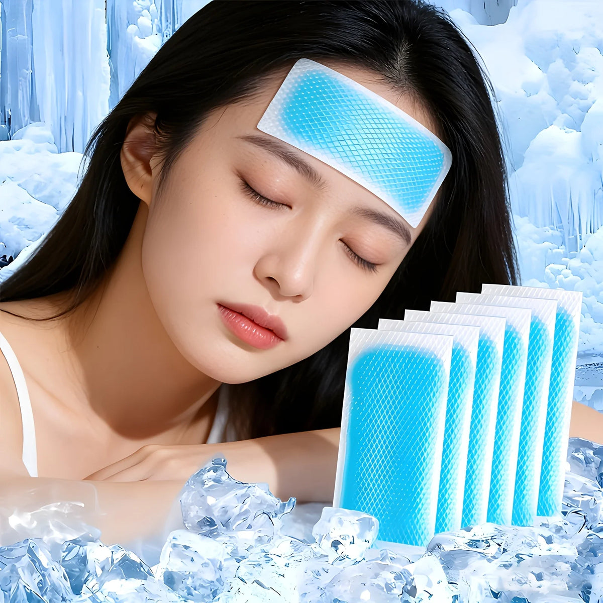 36pcs Cooling Gel Patches – Cuttable Multi-Purpose Cool Pads Cooling Gel Patches Babs