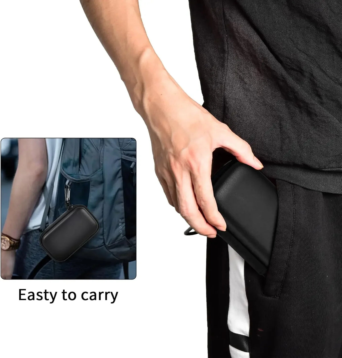 SanDisk Extreme Pro SSD & SD Card Carry Case | PU Leather SSD Storage Case Babs