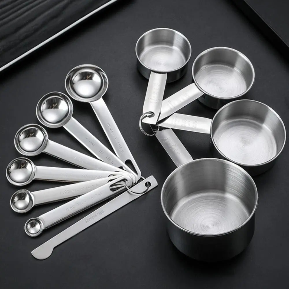 Food Grade Stainless Steel Measuring Spoon Set with Scale Measuring Spoon Set Babs