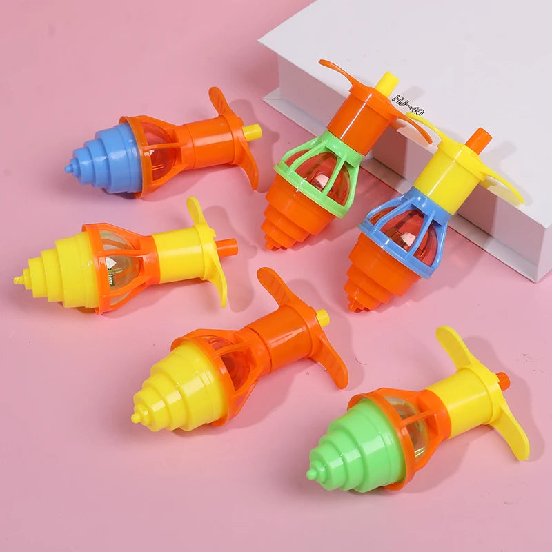 LED Light-Up Spinning Tops Glow Gyro Kids Party Favors 5/10/20pk LED Spinning Top Babs