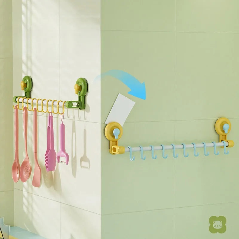 Adjustable Suction Cup Track Hook – Kitchen Cabinet Organizer Cabinet Storage Hook Babs