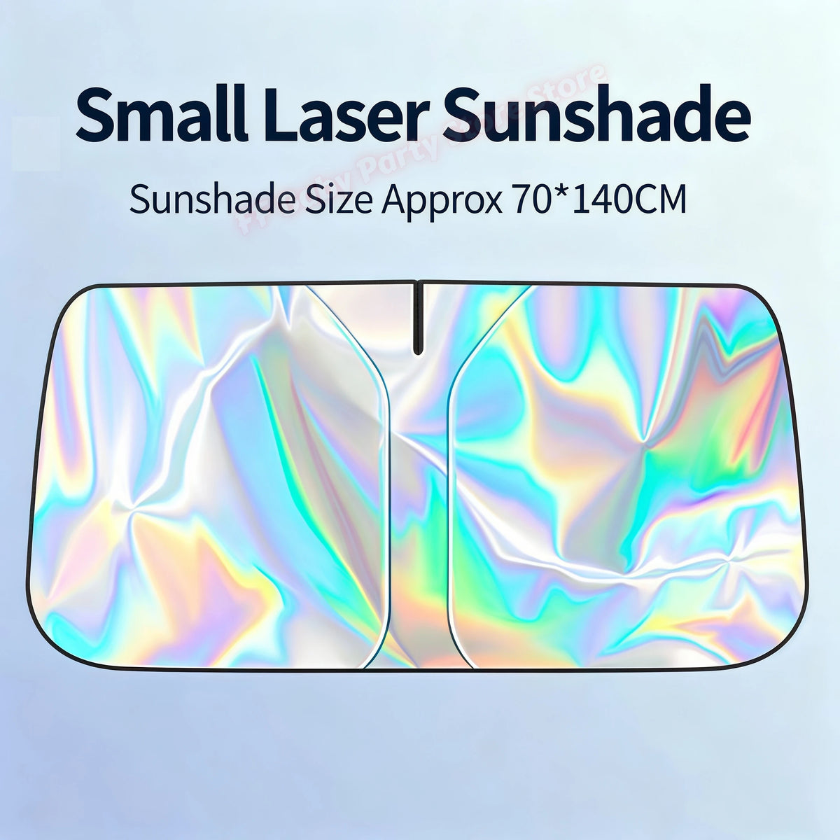 Foldable Car Windshield Sunshade – UV Blocking Front Visor Car Windshield Sunshade Babs Laser Small