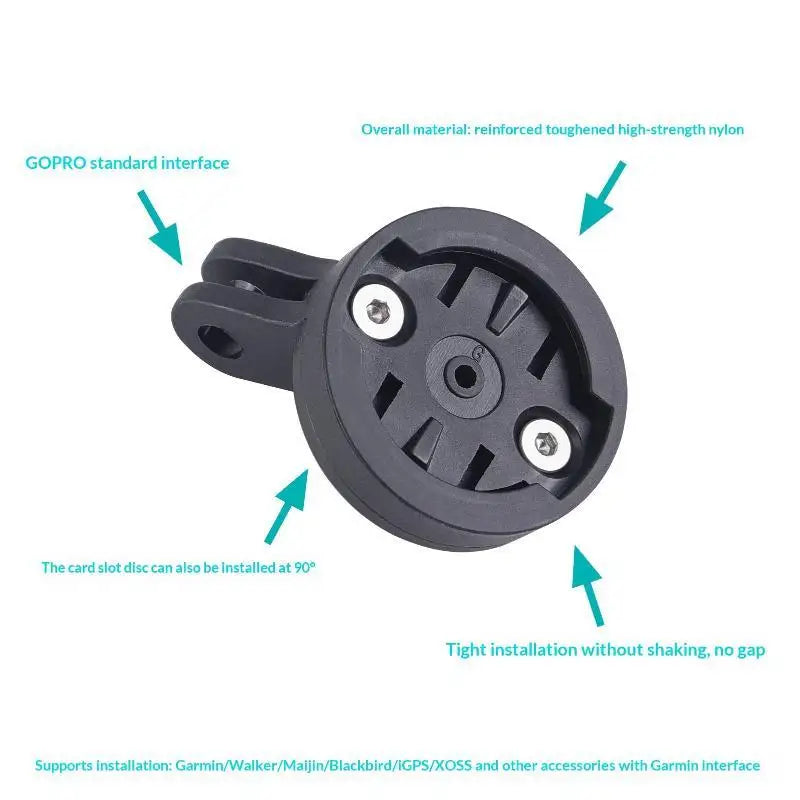 Bike Combo Mount Adapter – Quick Release Camera & Light Bracket Bike Mount Adapter Babs