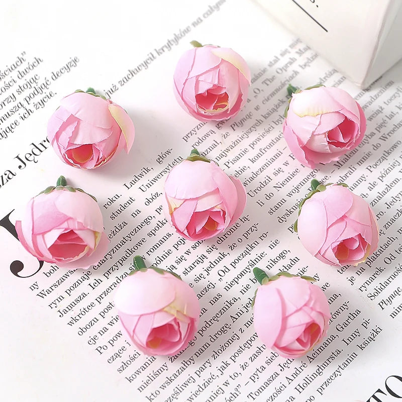 Silk Rose Artificial Flowers 20/30Pcs – Wedding & Home Decor Artificial Silk Roses Babs Pink 20Pcs