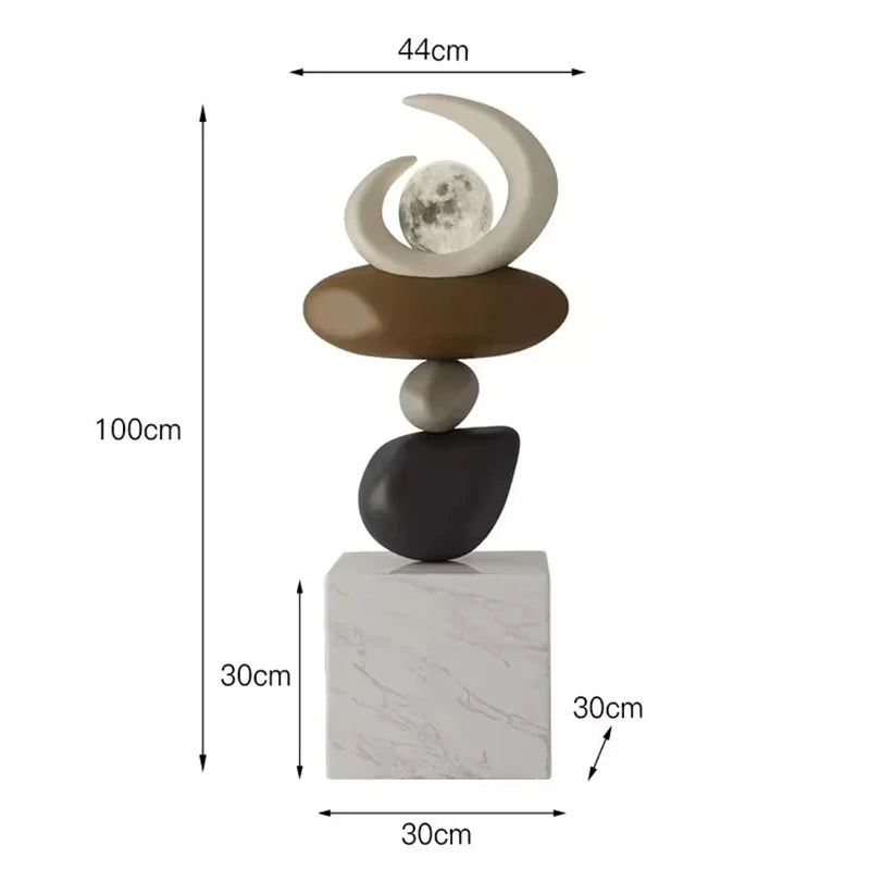 Nordic Astronaut Floor Lamp Sculpture – Large FRP Art Figurine Decorative Floor Lamp Babs A