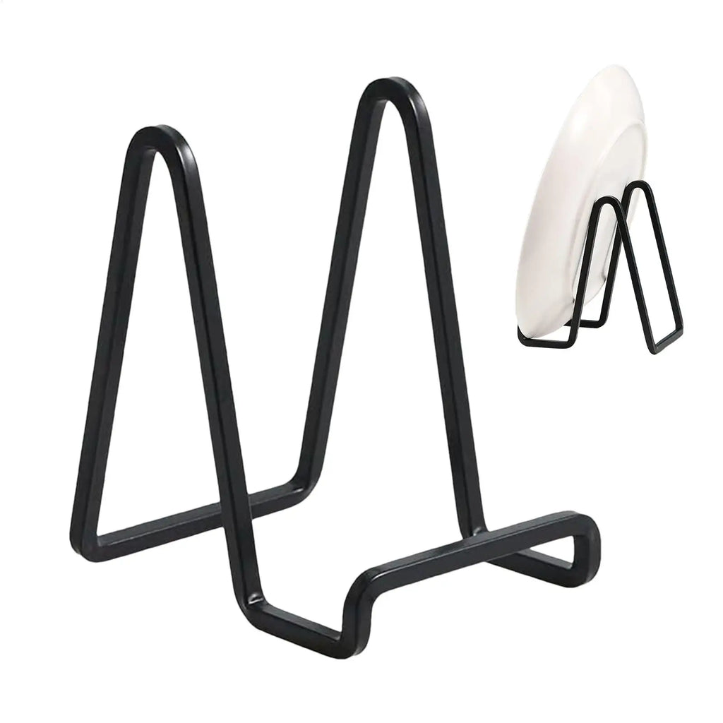 Metal Plate Display Stand – Picture Easel & Photo Holder Plate Display Stand Babs