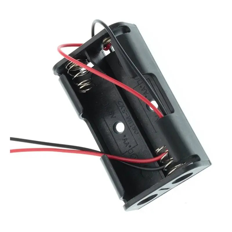 100-Pack 2AA Battery Holder with Wire Leads – DIY Electronics Battery Holder Pack Babs