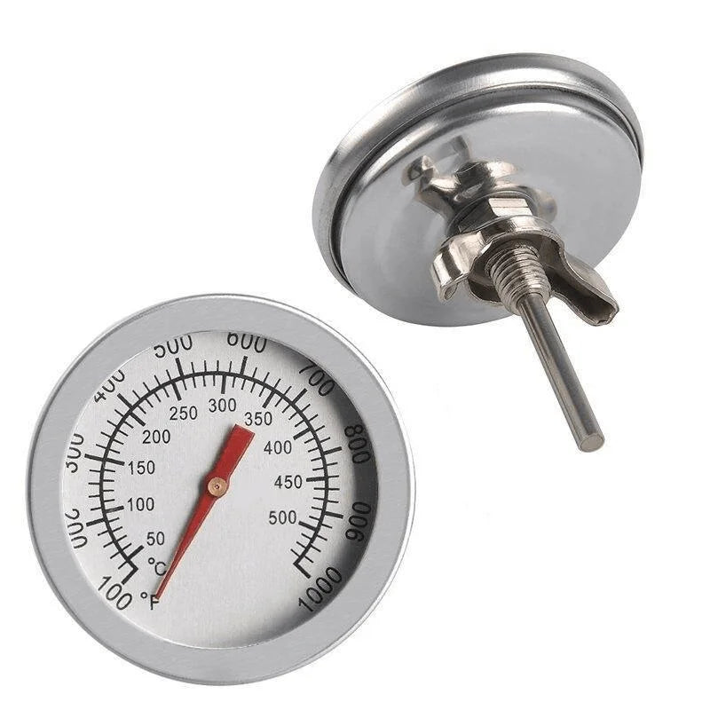BBQ Smoker Grill Thermometer Gauge 50–500°C Steel BBQ Thermometer Gauge Babs