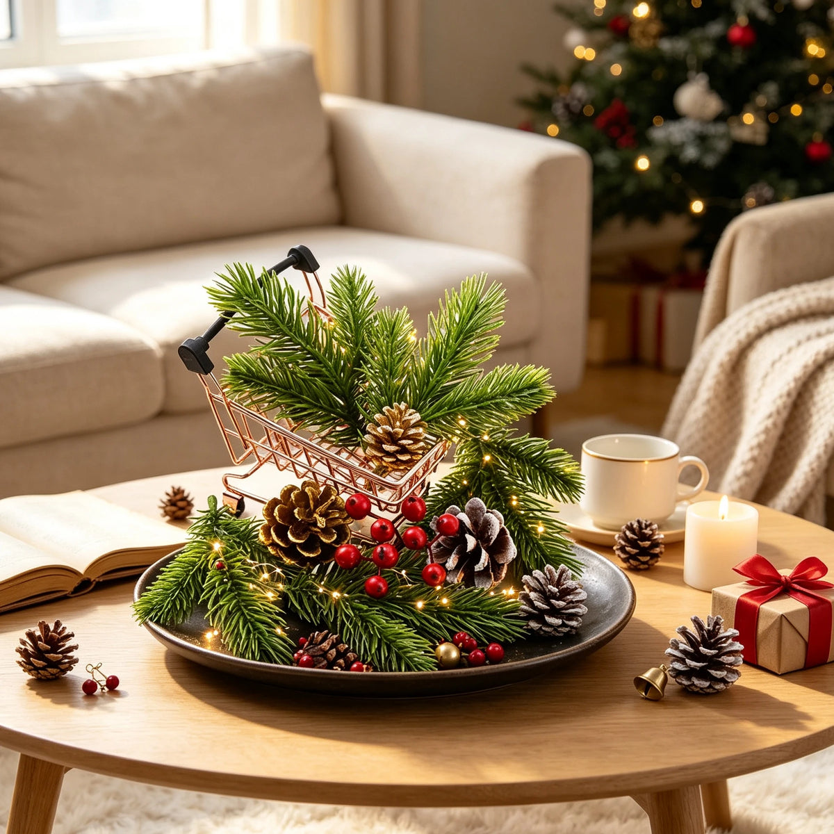 Artificial Pine Needle Sprigs for Christmas & Wedding Decor Artificial Pine Sprigs Babs