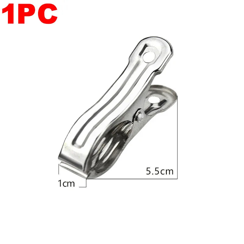 Stainless Steel Clothespins 100-Pack – Heavy-Duty Clothes Clips Clothes Pegs Babs 5.5cm-1pc