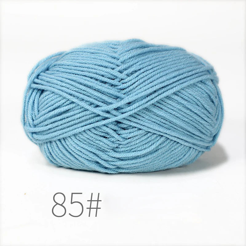 10 Balls 500g Soft Milk Cotton Yarn for Knitting & Crochet