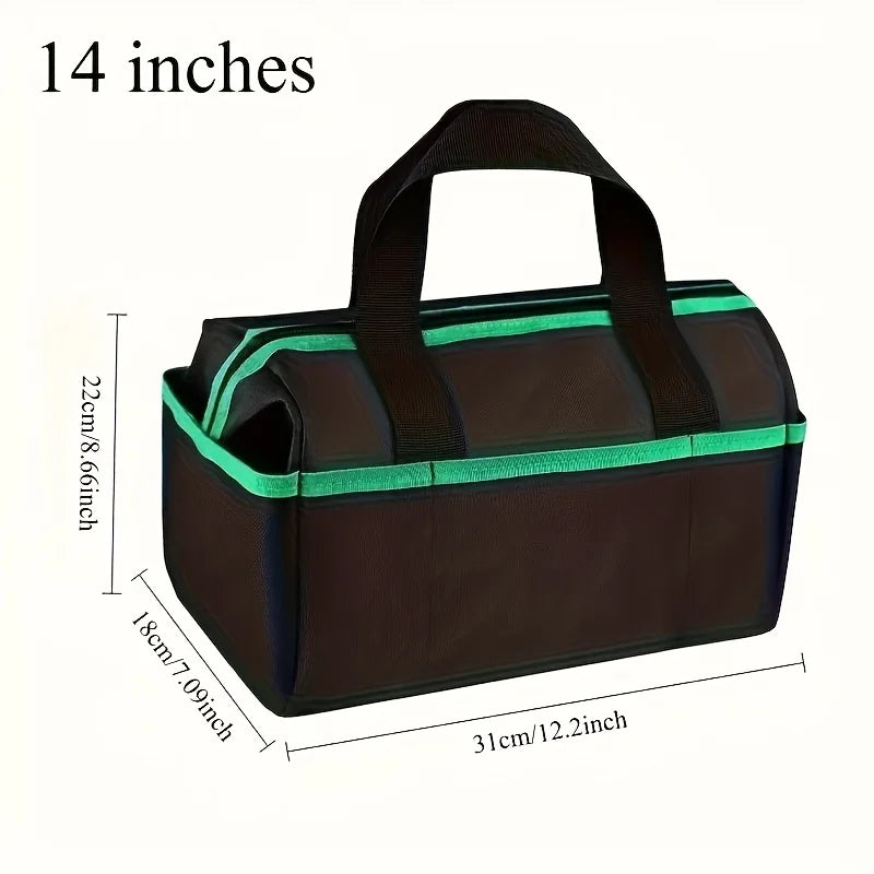 Heavy Duty Wide-Mouth Tool Bag | Large Zipper Organizer Tool Storage Bag Babs Classic