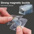 10PCS Magnetic Sew-On Buckles for Bags, Clothing & DIY Crafts Magnetic Sew-On Snaps Babs Silver