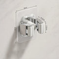 Stainless Steel Mop & Broom Wall Hook – Self-Adhesive Rack Wall Organizer Hook Babs white 4pcs