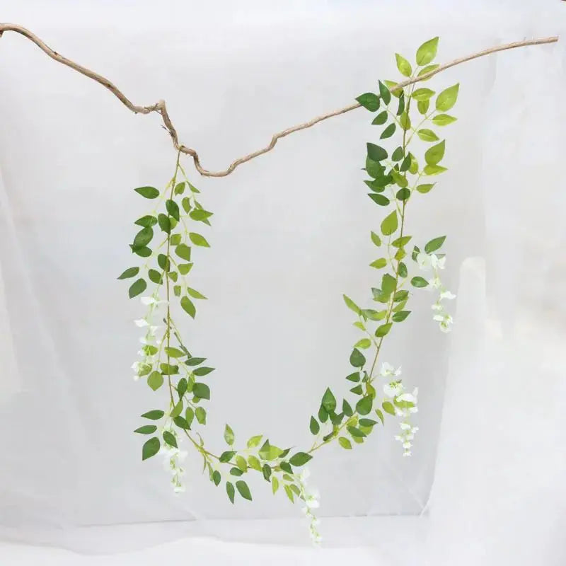 2M Artificial Hydrangea Leaf Vine for Wedding & Home Décor Artificial Leaf Vine Babs style 1 1 piece