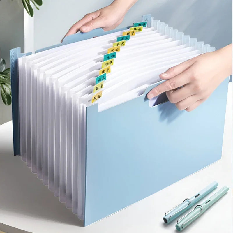 13-Pocket Accordion File Organizer – A4 & Letter Expanding Folder Accordion File Organizer Babs