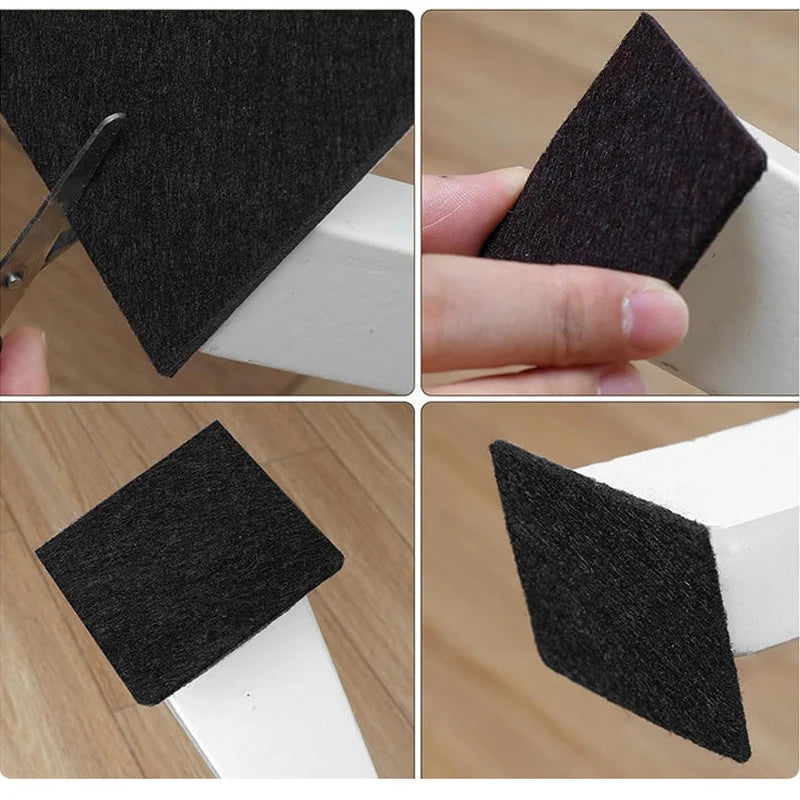 300 Pcs Self-Adhesive Felt Furniture Pads – Floor Protection Furniture Floor Pads Babs